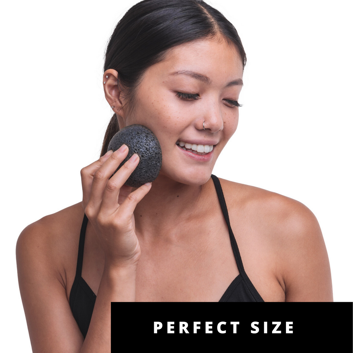 Charcoal Konjac Facial Sponge