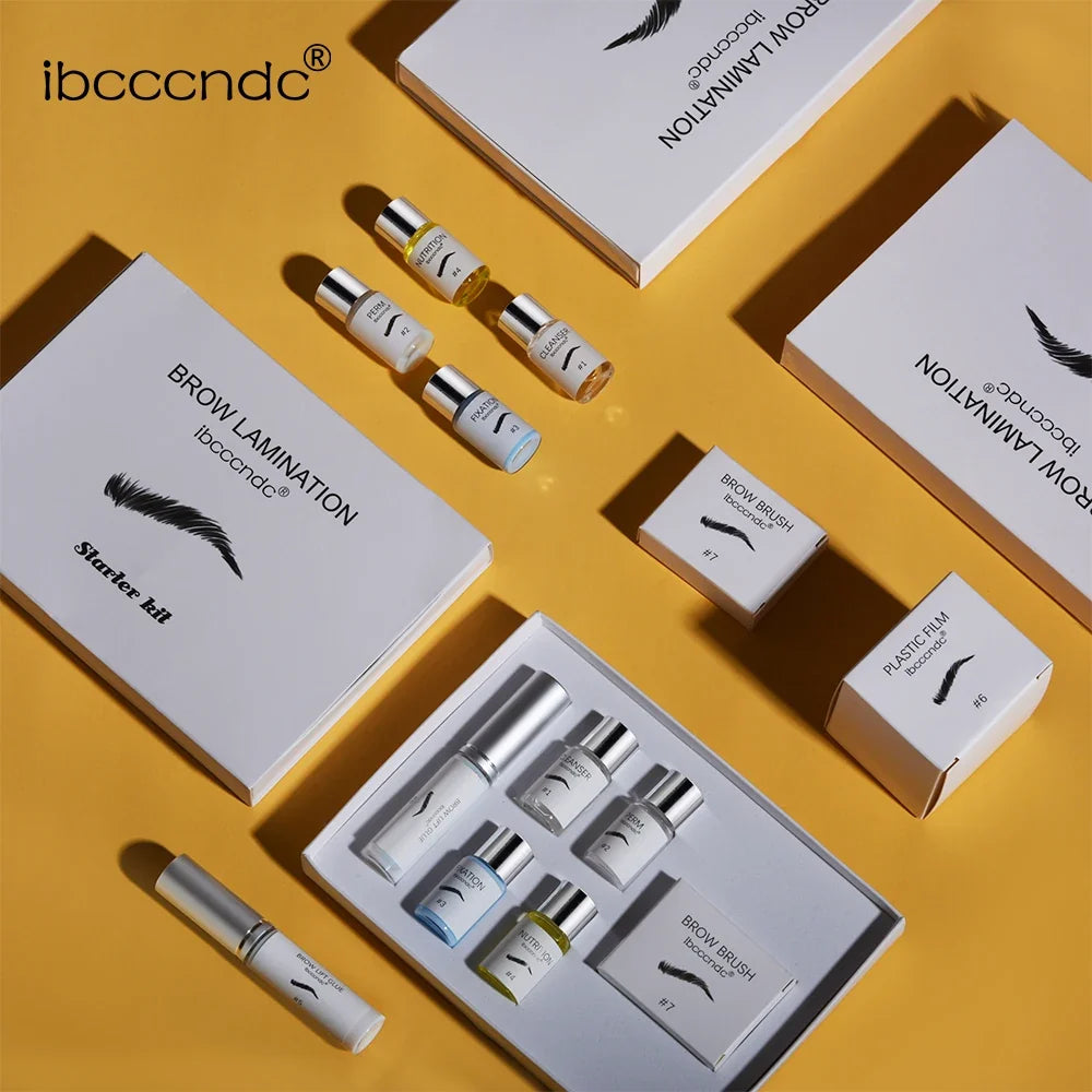Brow Lamination Kit Professional Home Beauty Eyebrow Perming Kit DIY Eyebrow Shaping Setting Perming Shaping Set Makeup Tools
