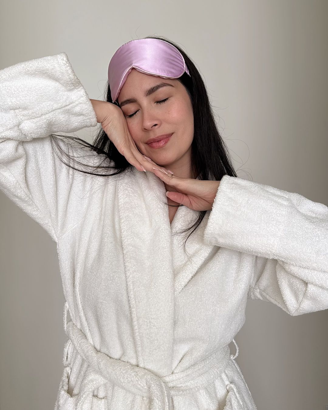 PURE SOL. Beauty Silk Sleep Eye Mask - Lilac