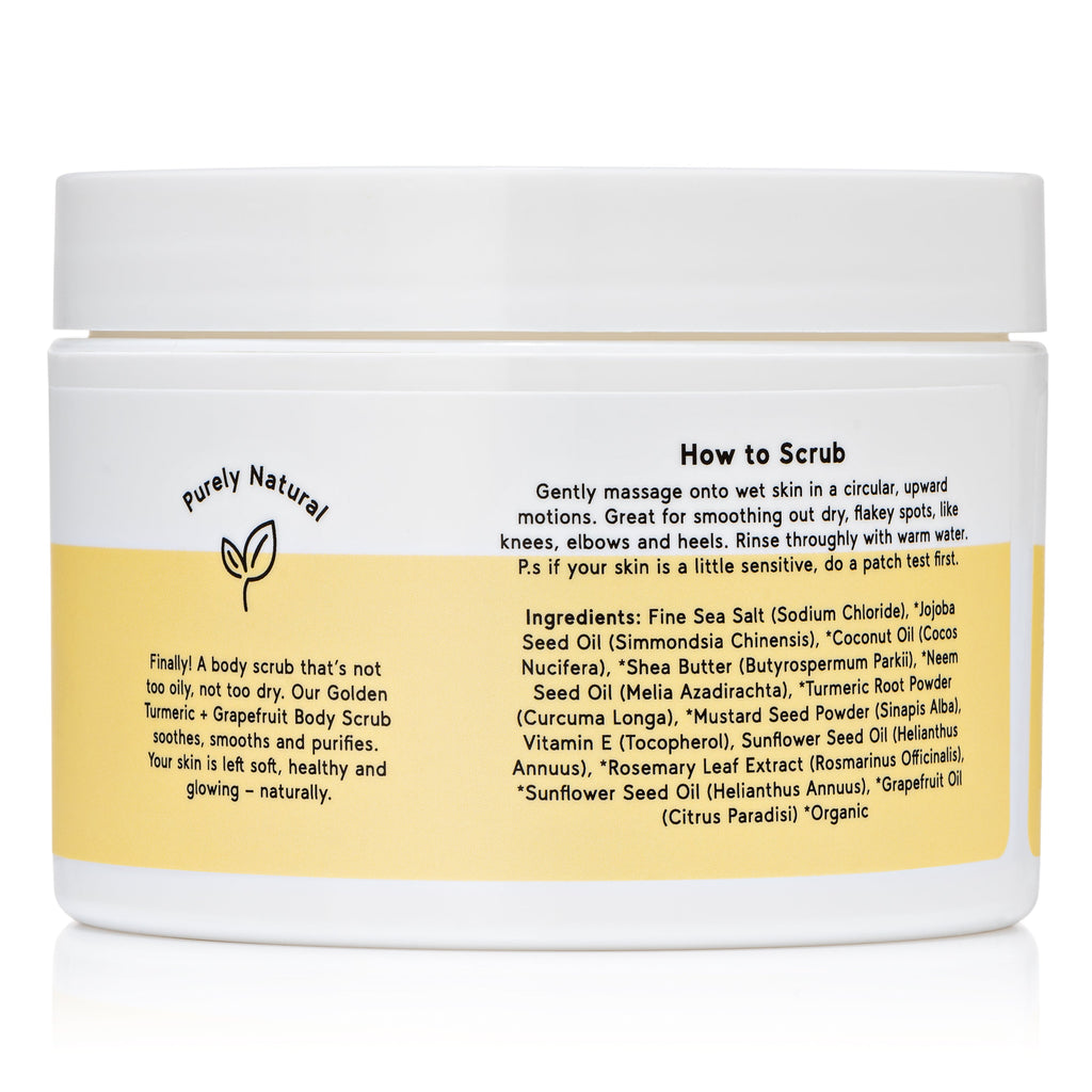 Smooth Sailing Turmeric + Grapefruit Salt Body Scrub